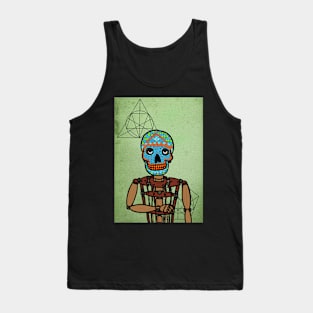 PuppetMask NFT with MexicanEye Color and PaintedSkin Color Tank Top